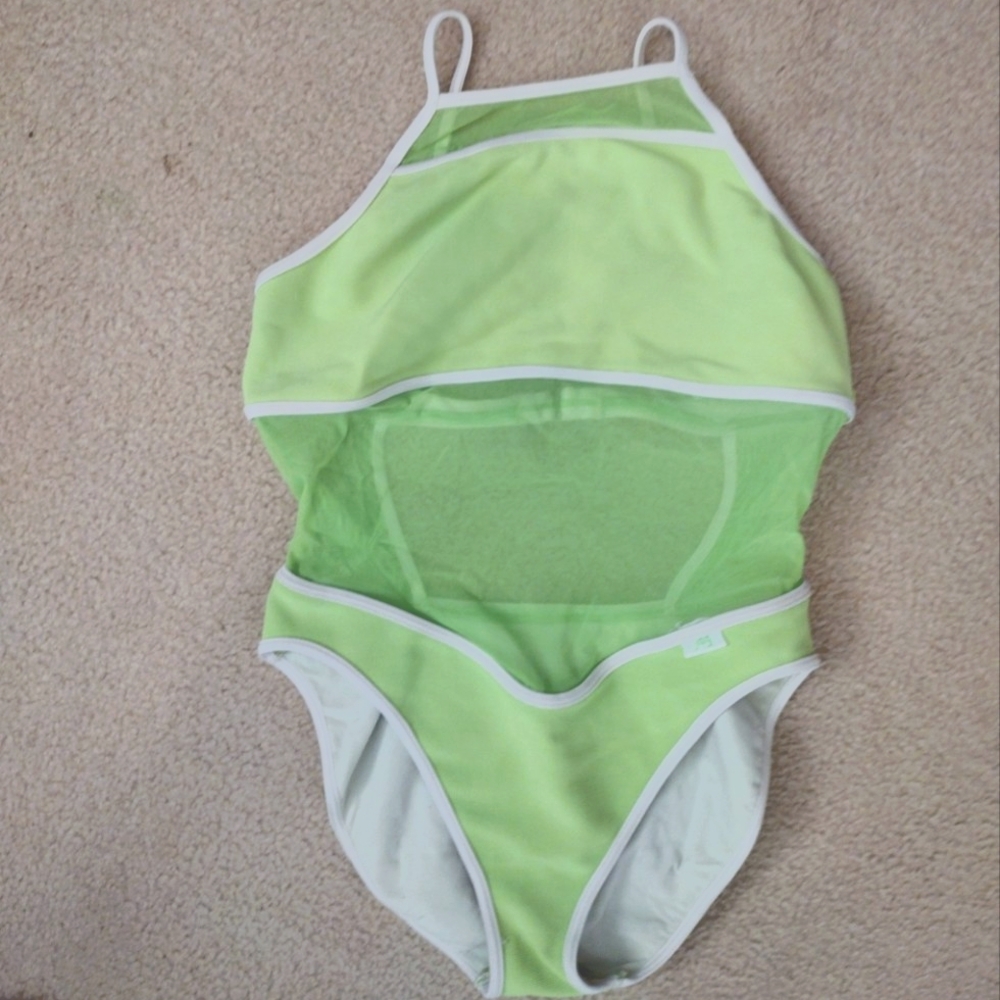 Jag Ladies Size 12 Green 1Pc Swimsuit
